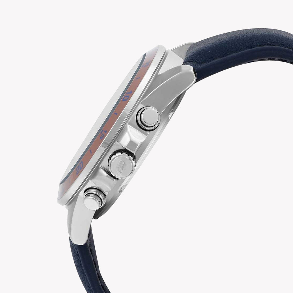 CASIO EDIFICE EFV-570L-2BVUDF - SPORTY ELEGANCE UNLEASHED Men's Watch with Sleek Black Case and Vibrant Blue Dial