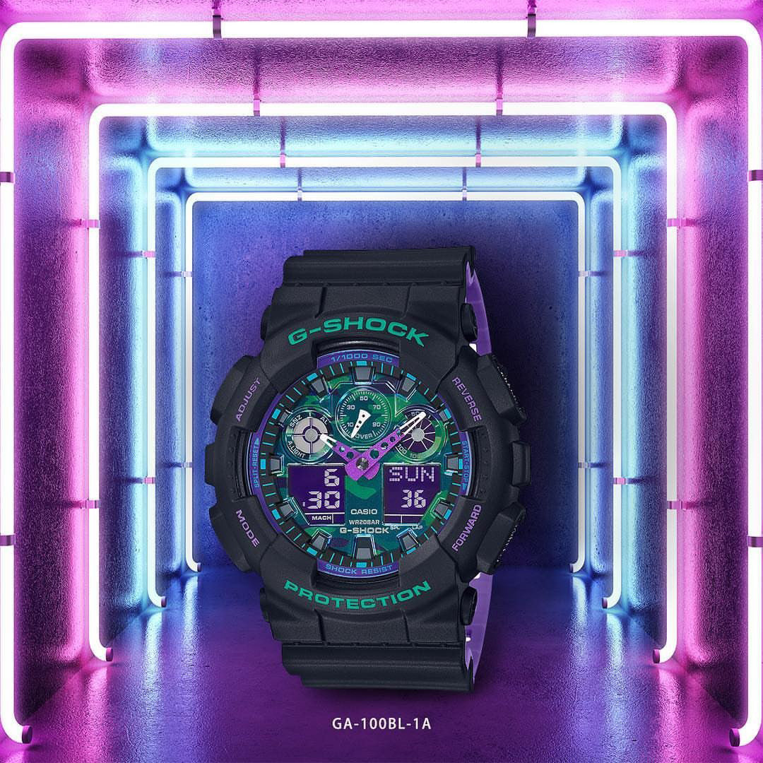 G-SHOCK GA-100BL-1ADR Men's Watch