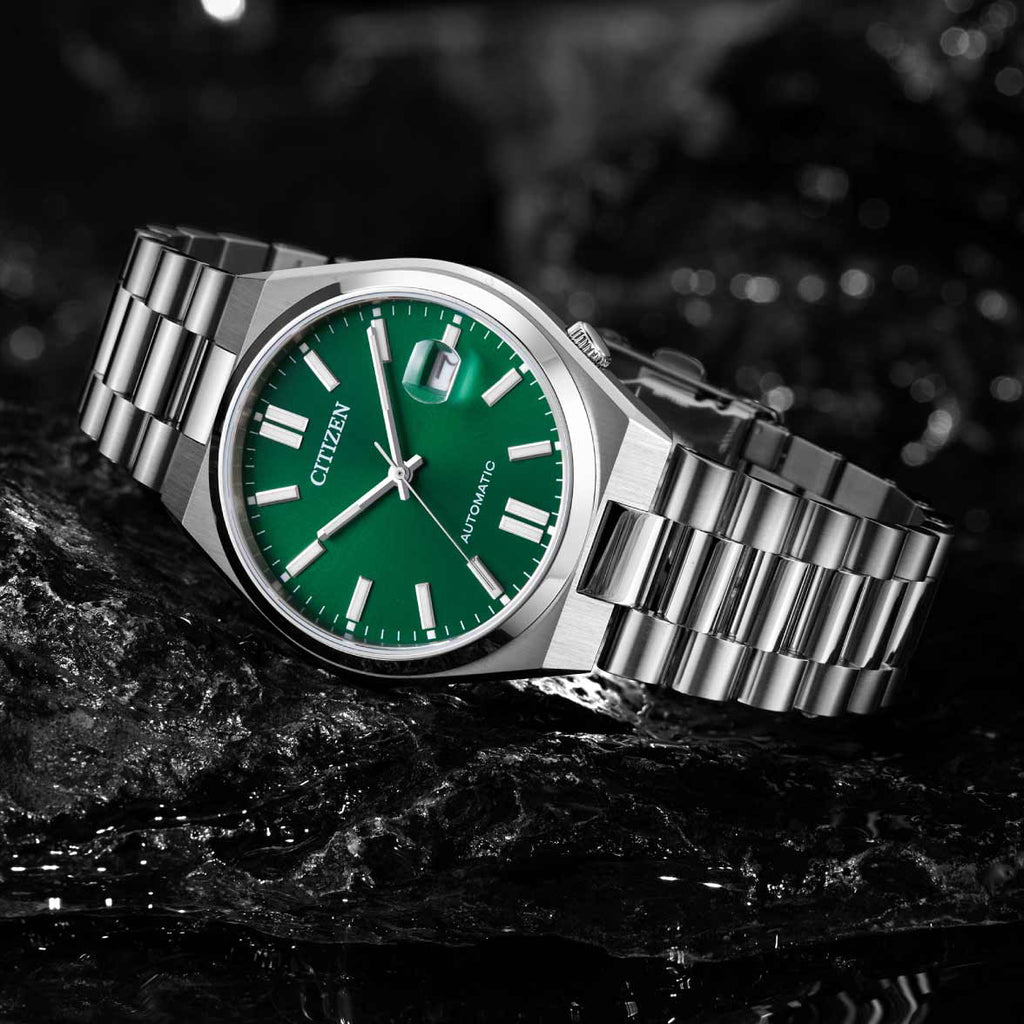 CITIZEN NJ0150-81X - AUTOMATIC MASTERPIECE - STUNNING GREEN DIAL MEN'S WATCH