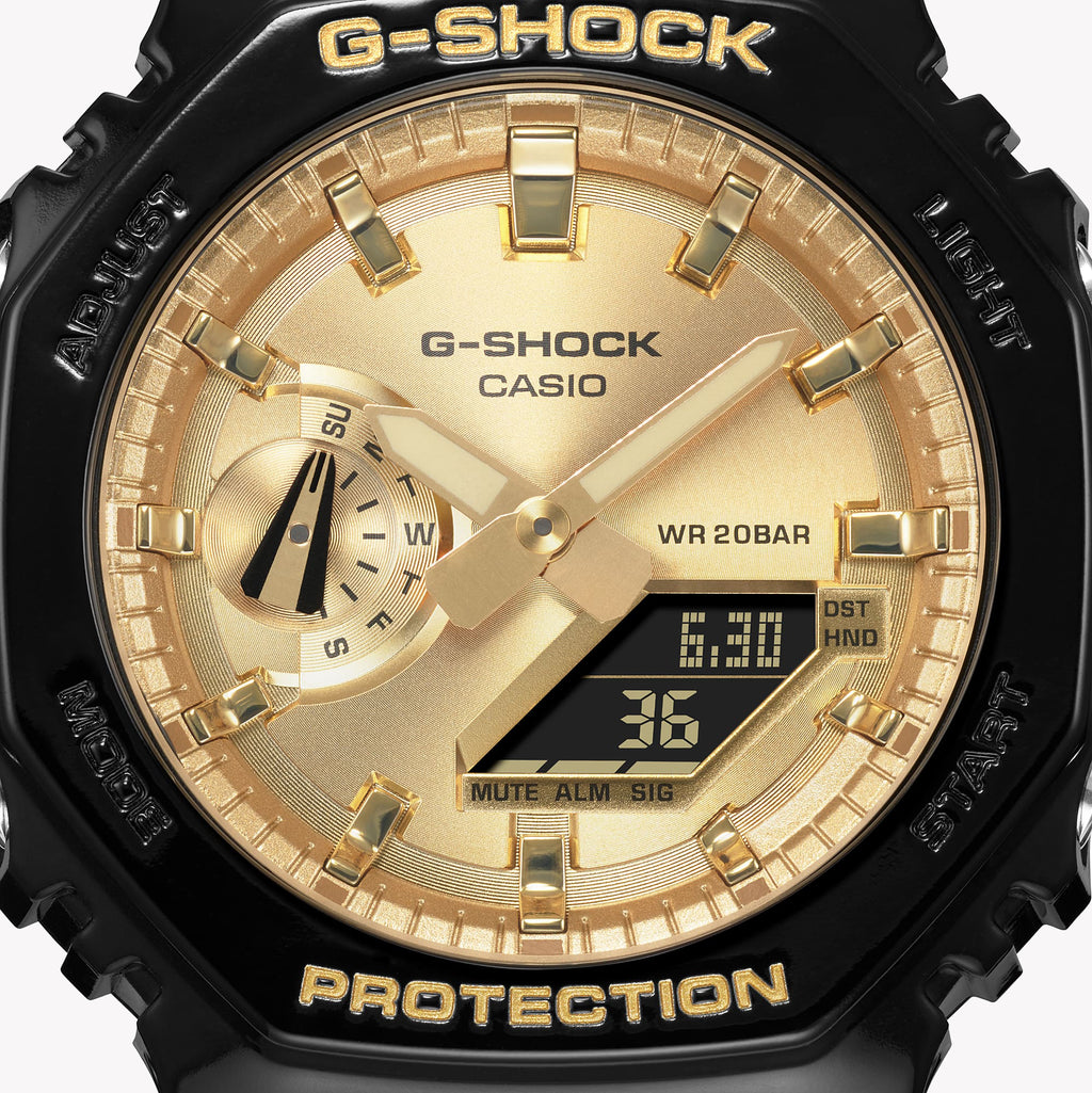 CASIO G-SHOCK GA-2100GB-1ADR OAK COMPACT - URBAN TOUGHNESS MEETS SPORTY STYLE Men's Watch