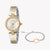 JUST CAVALLI JC1L330M0075 - ELEGANT TIMEPIECE WITH TWO-TONE GLAMOUR & WATER RESISTANCE