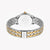 JUST CAVALLI Women's Watch with Silver & Gold Stainless Steel Case and Silver & Gold Stainless Steel Band
