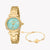 JUST CAVALLI JC1L332M0065 BOLD TURQUOISE - GLEAMING GOLD WOMEN'S WATCH