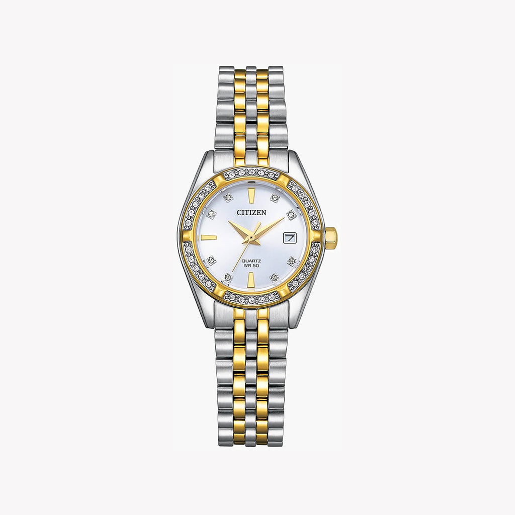 CITIZEN EU6066-59A RADIANT ELEGANCE - STUNNING WOMEN'S TIMEPIECE WITH CRYSTAL ACCENTS