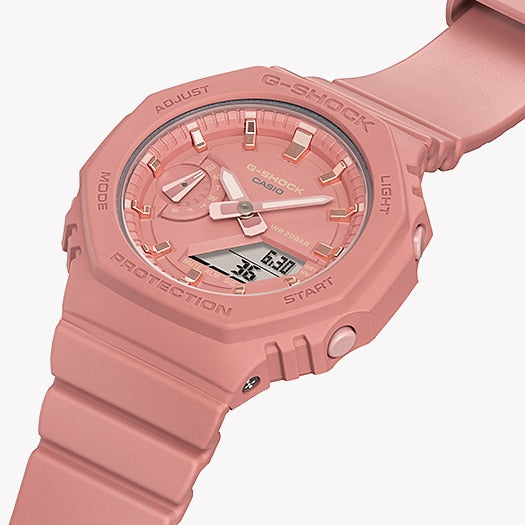 CASIO G-SHOCK GMA-S2100-4A2DR PINK BOLD - VIBRANT & TOUGH Women's Watch with pink resin band and digital display