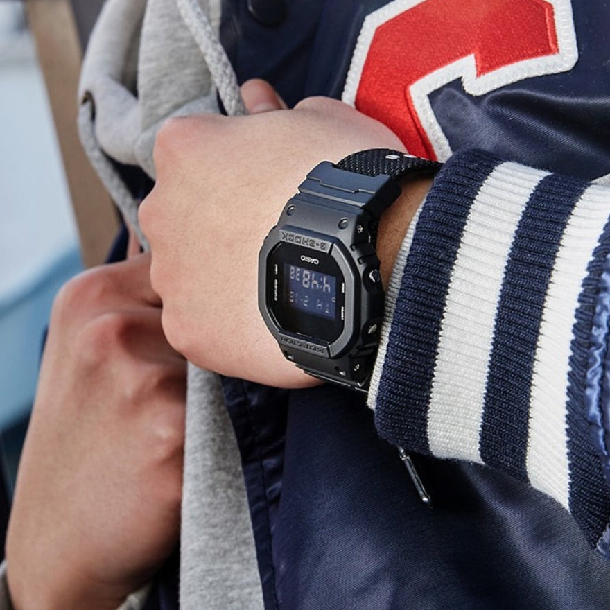 CASIO G-SHOCK DW-5600BBN-1DR - UNMATCHED RESILIENCE MEN'S WATCH WITH BLACK RESIN BAND