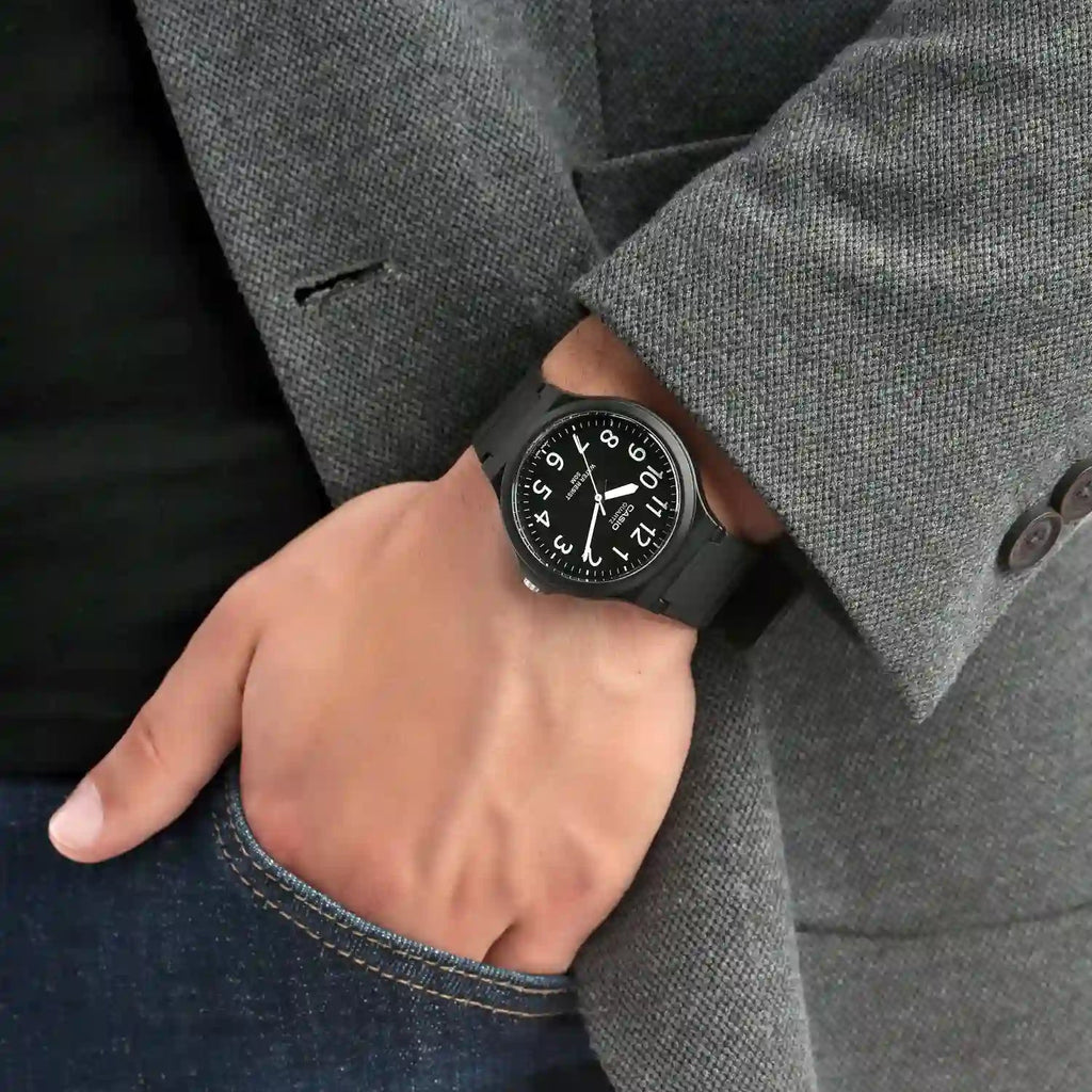 CASIO MW-240-1BVDF SPORTY STYLE - MEN'S BLACK RESIN ADVENTURE WATCH