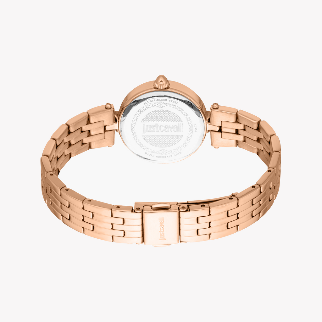 JUST CAVALLI JC1L330M0065 - ELEGANT ROSE GOLD TIMEPIECE FOR THE STYLISH WOMAN