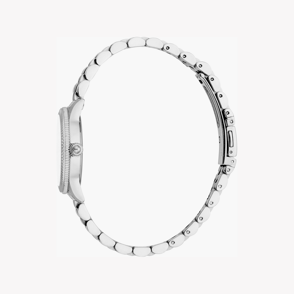 JUST CAVALLI JC1L315M0045 - BOLD SILVER CHARM: Stylish Women's Wristwatch with Sleek Stainless Steel Band