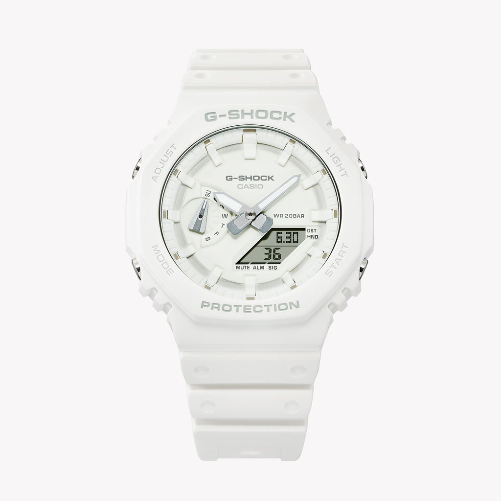 CASIO G-SHOCK GA-2100-7A7DR - ADVENTURE-READY WHITE RESIN MEN'S WATCH
