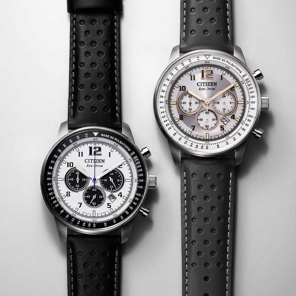 CITIZEN CA4500-32A STRIKING TIMEPIECE - MODERN MEN'S CHRONOGRAPH WATCH