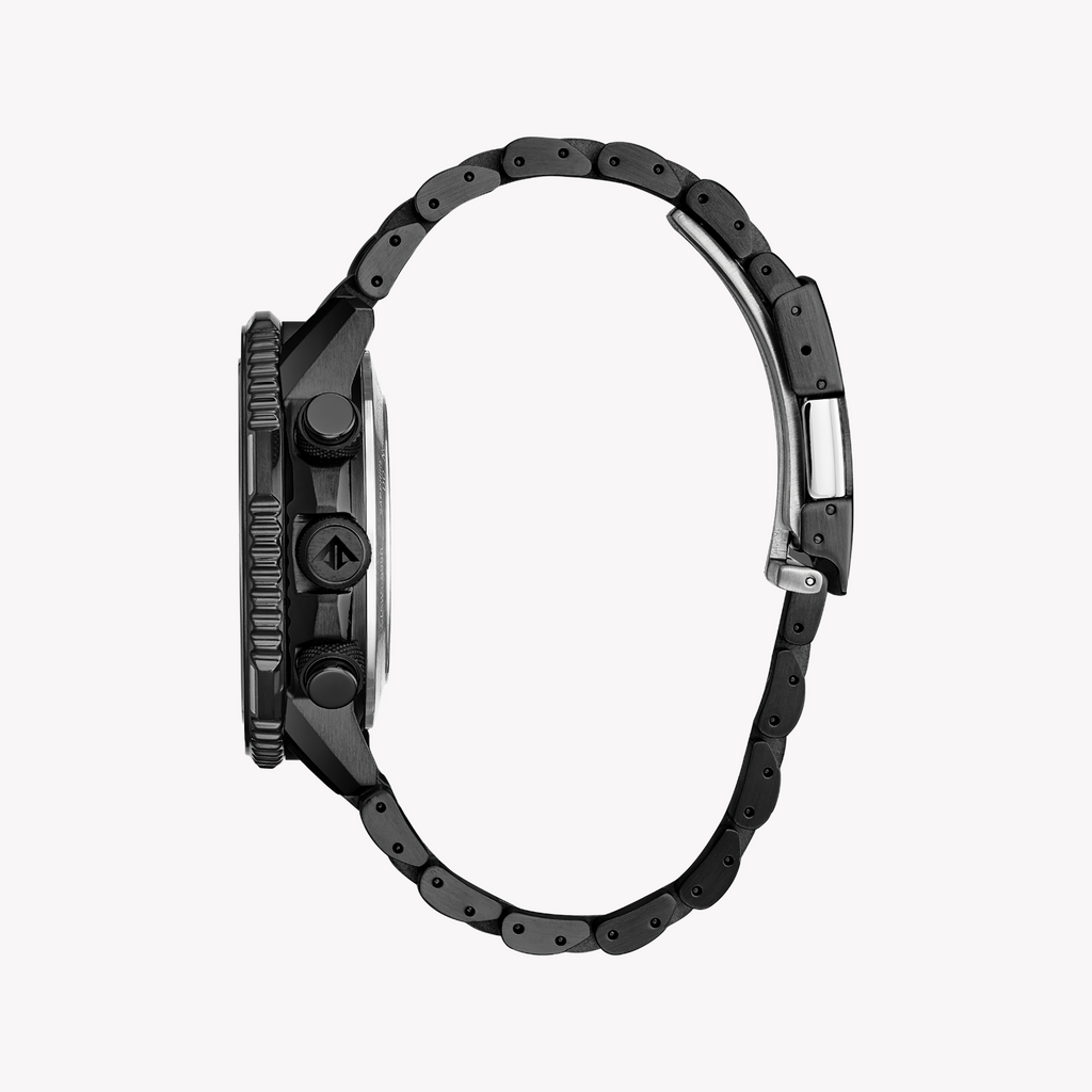 CITIZEN ECO-DRIVE JY8085-81E BLACK DUAL TIME MEN'S WATCH - INNOVATIVE PERFORMANCE & STYLE