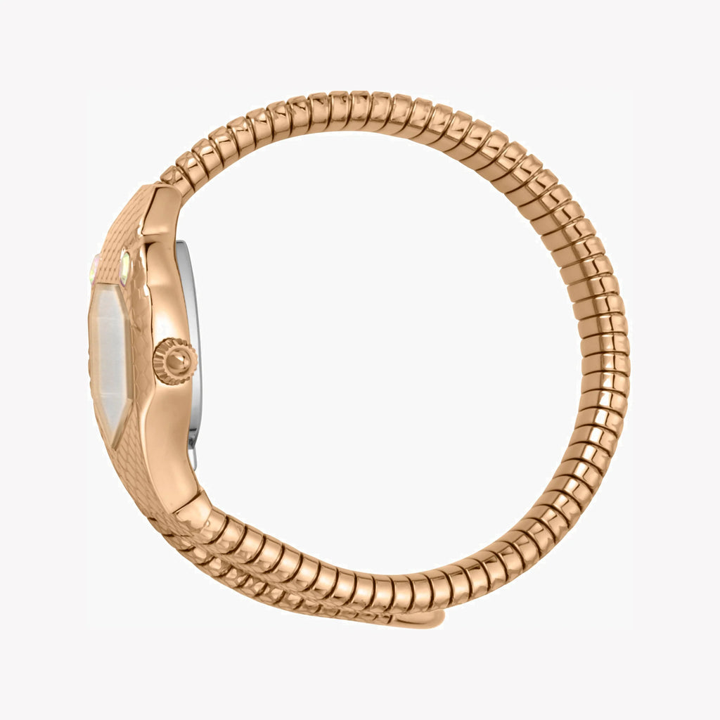 JUST CAVALLI Women's Watch with Rose Gold Stainless Steel Case and Rose Gold Stainless Steel Band