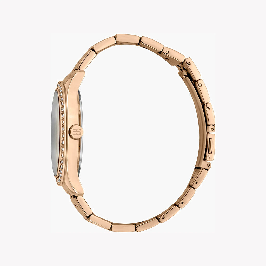 ESPRIT Women's Watch with Rose Gold Stainless Steel Case and Rose Gold Stainless Steel Band