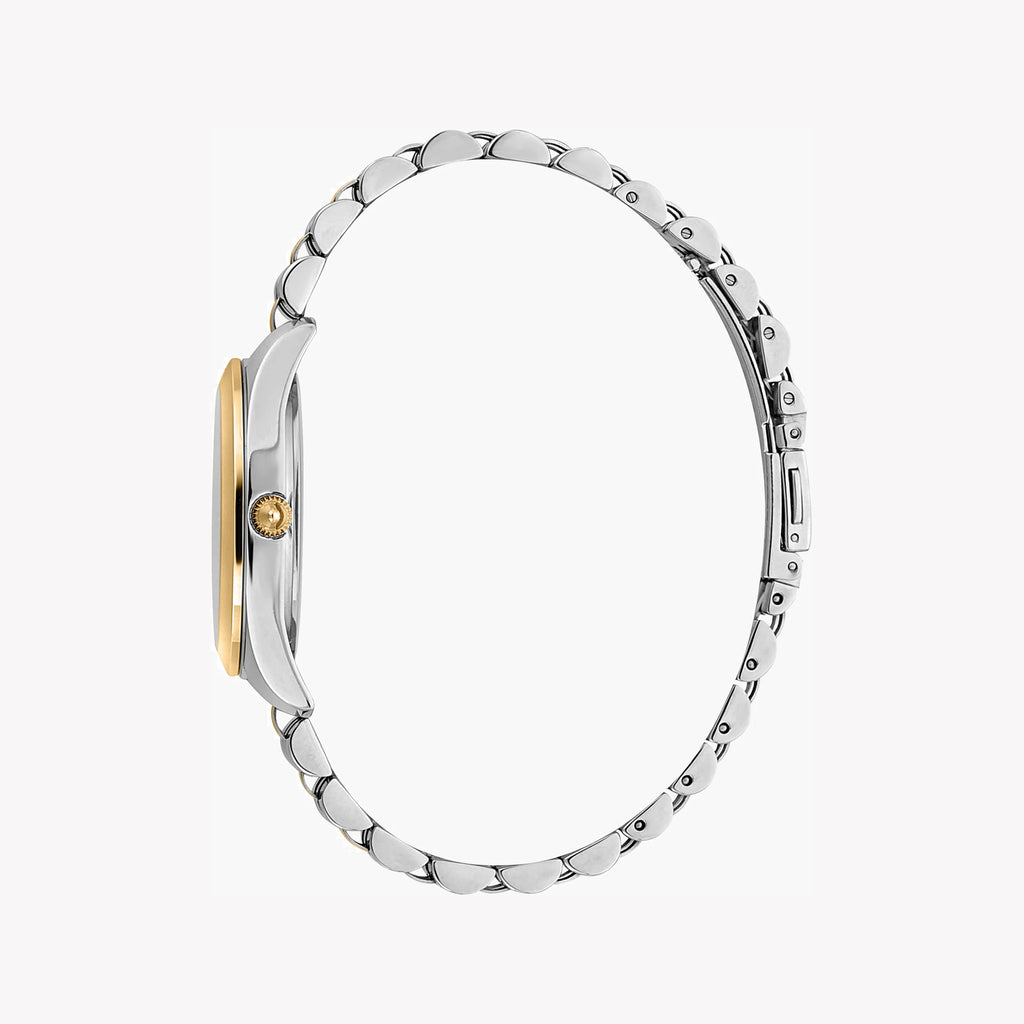 JUST CAVALLI Women's Watch with Silver & Gold Stainless Steel Case and Silver & Gold Stainless Steel Band