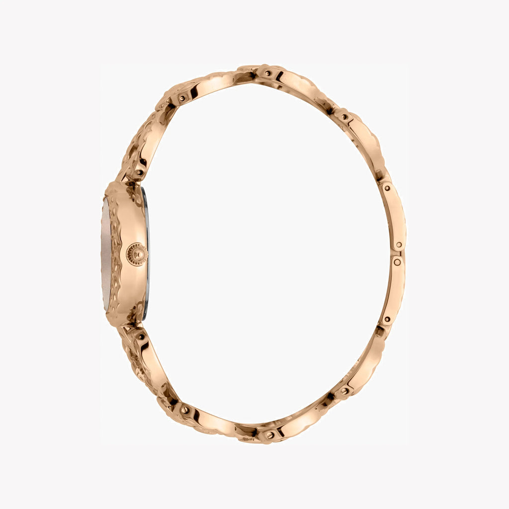 JUST CAVALLI Women's Watch with Rose Gold Stainless Steel Case and Rose Gold Stainless Steel Band