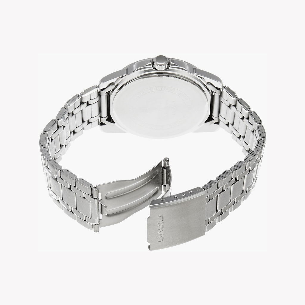 CASIO MTP-1314D-1AVDF ELEGANT SPORT - STAINLESS STEEL MEN'S WATCH with black dial and silver band