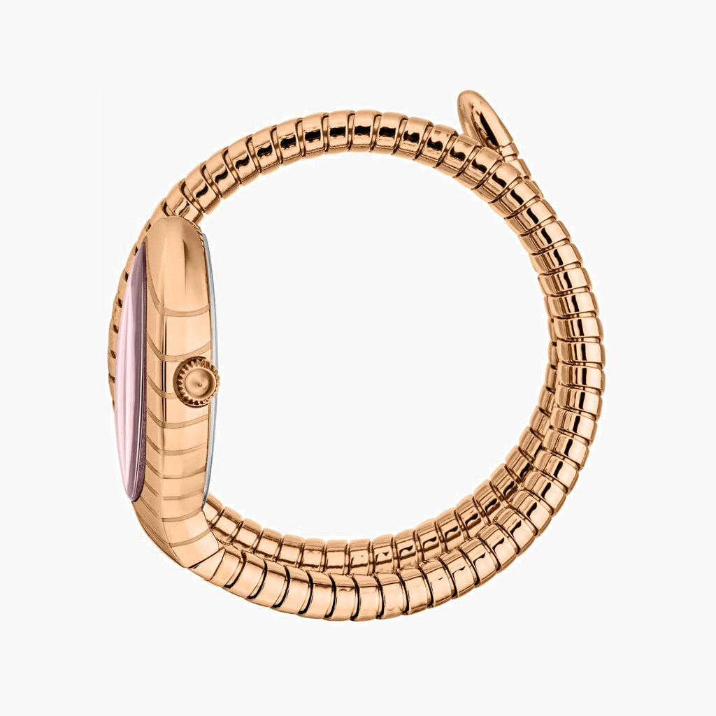JUST CAVALLI Women's Watch with Rose Gold Stainless Steel Case and Rose Gold Stainless Steel Band