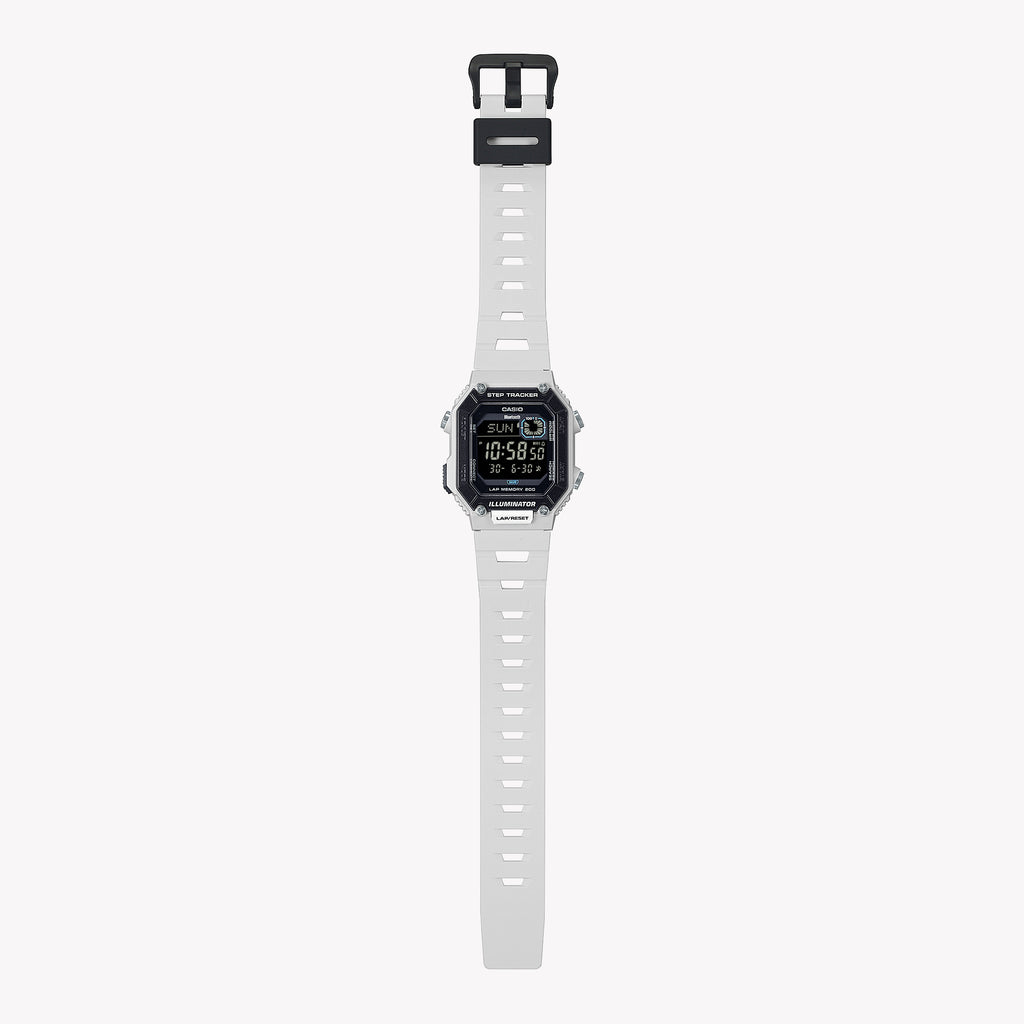 CASIO WS-B1000-8BVDF ACTIVE-LIFESTYLE SMARTWATCH - STYLISH WHITE RESIN WITH BLUETOOTH CONNECTIVITY