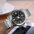 CASIO MTP-1314D-1AVDF ELEGANT SPORT - STAINLESS STEEL MEN'S WATCH with black dial and silver band
