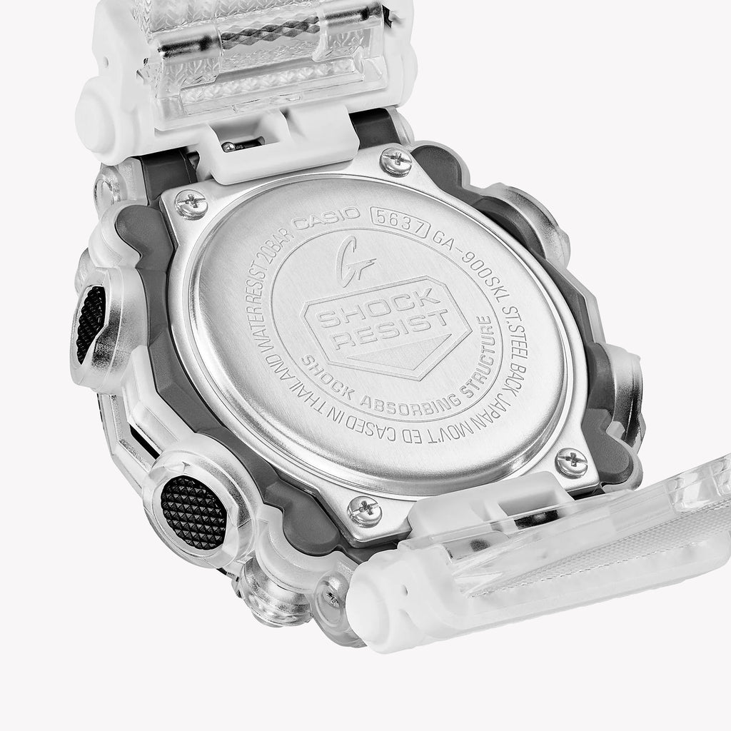 CASIO G-SHOCK GA-900SKL-7ADR - ADVENTUROUS STYLE UNLEASHED Men's Watch with White Resin Band and Digital Dial
