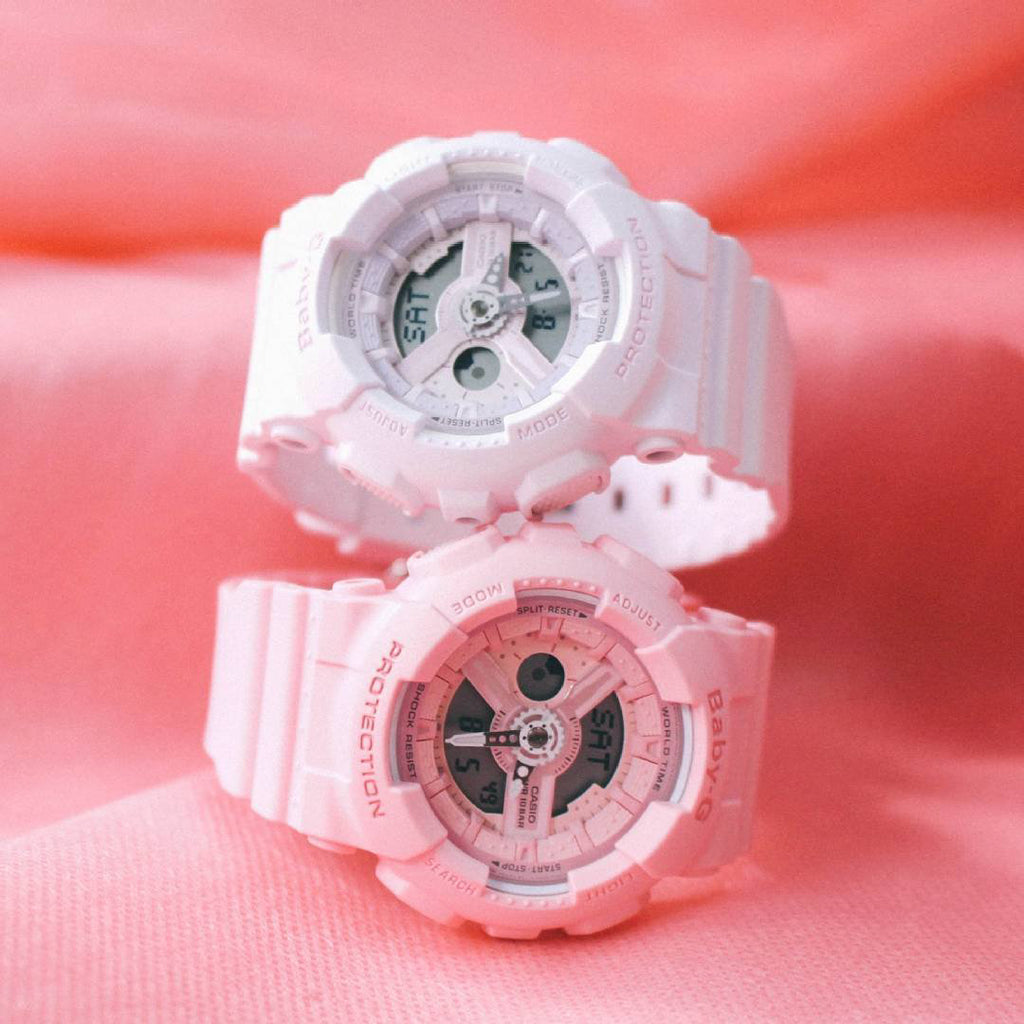 BA-110-4A1DR BABY-G - PINK ADVENTURE TIMEPIECE - SPORTY & CHIC WOMEN'S WATCH
