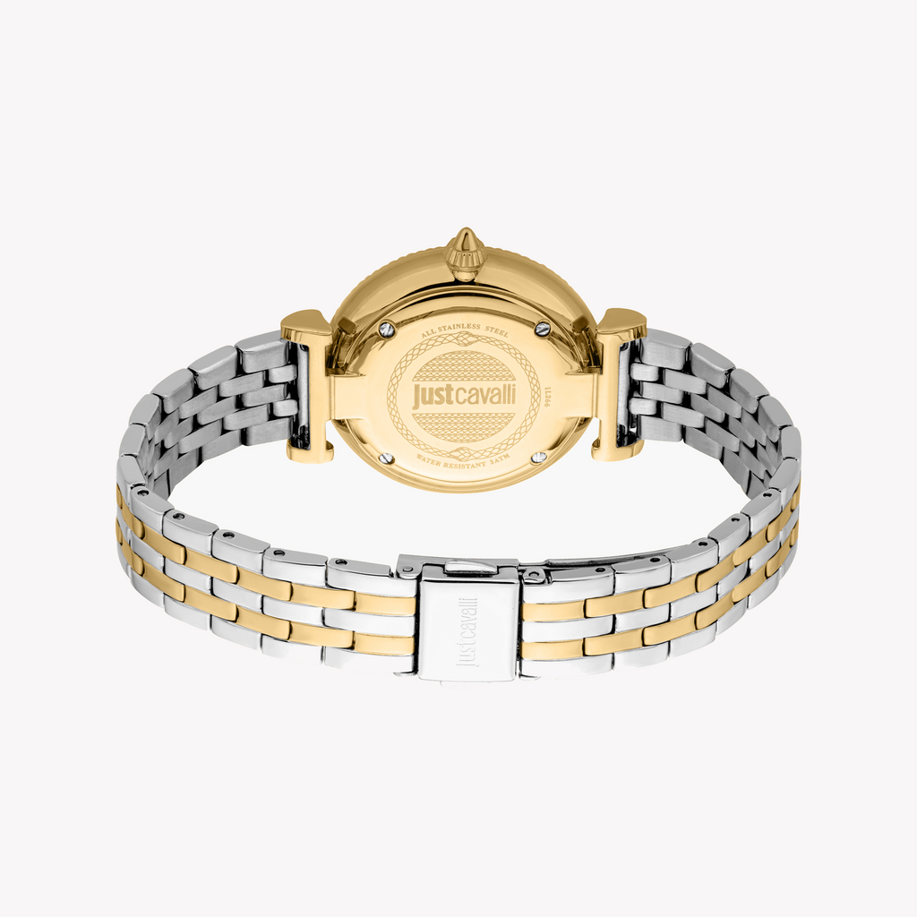 JUST CAVALLI JC1L266M0055 RADIANT ELEGANCE - WOMEN'S TWO TONE STAINLESS STEEL WATCH