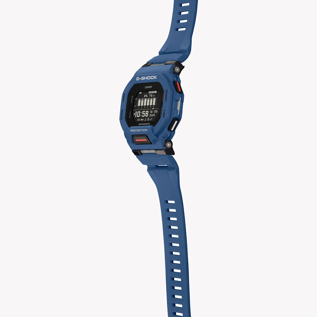 G-SHOCK GBD-200-2DR RUGGED CHIC - MEN'S SPORTY BLUE WATCH WITH FITNESS TRACKER & WATER RESISTANCE