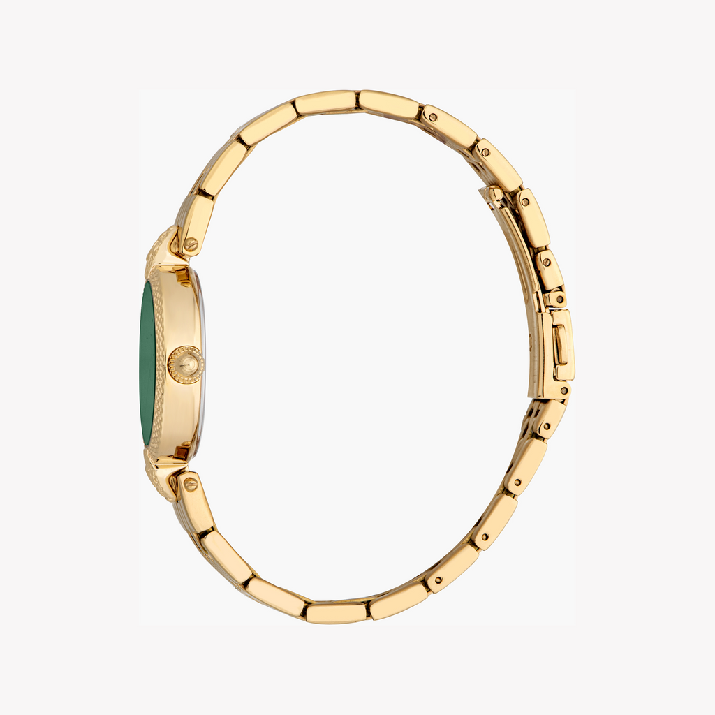 JUST CAVALLI JC1L330M0055 - BOLD GREEN DIAL GOLD WOMEN'S WATCH - DISTINCTIVE TIMEPIECE FOR EVERY OCCASION