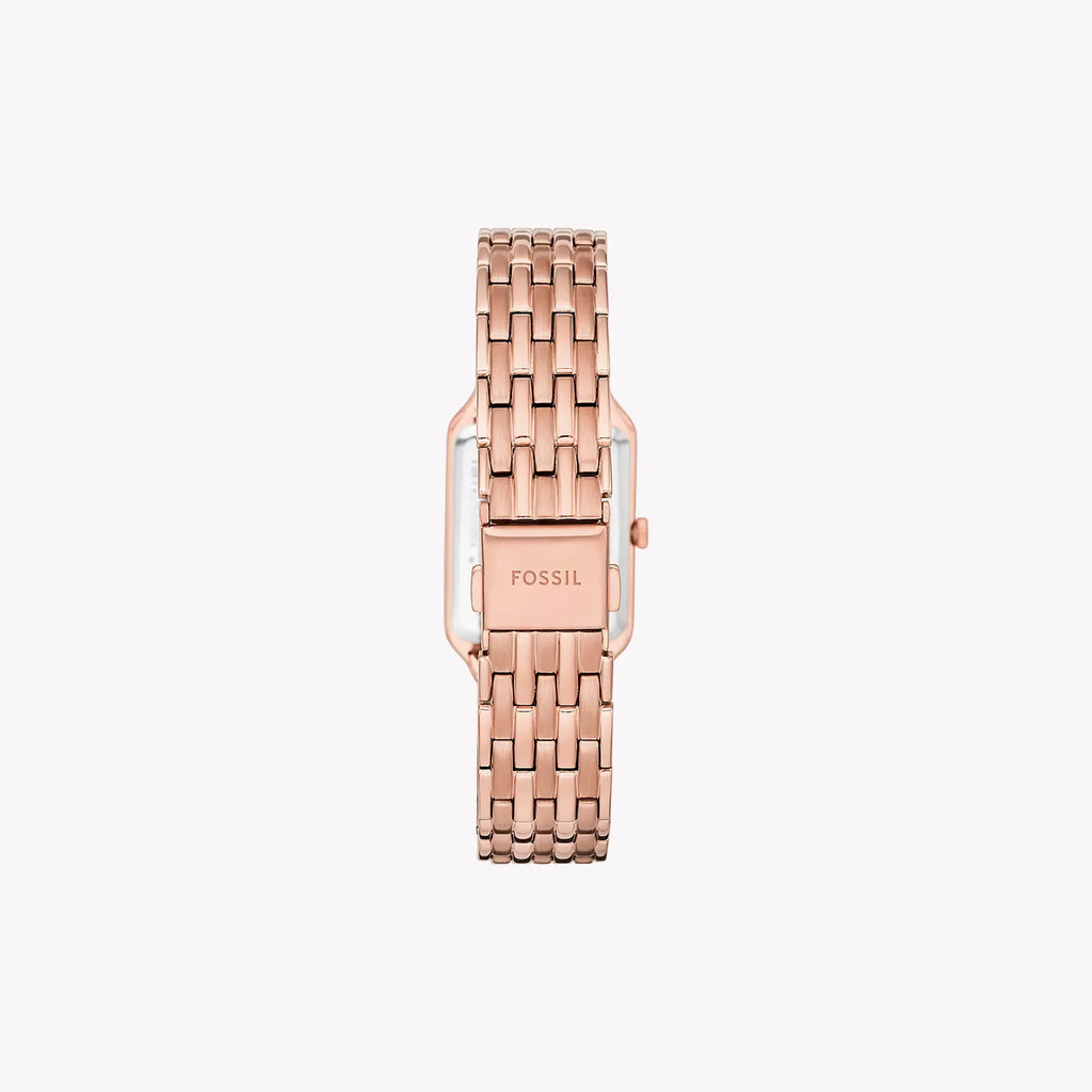 Raquel Three-Hand Date Rose Gold-Tone Stainless Steel Watch ES5271
