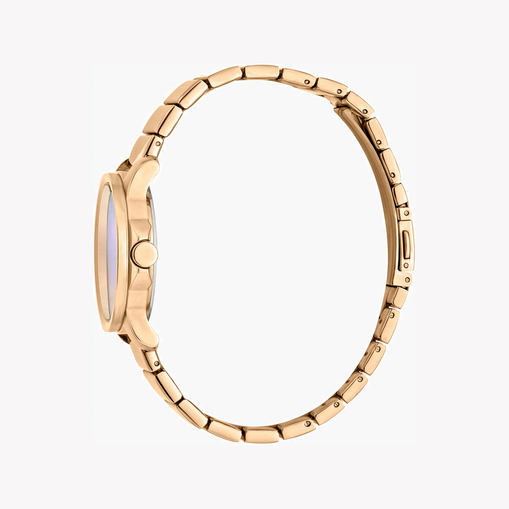 ESPRIT Women's Watch with Rose Gold Stainless Steel Case and Rose Gold Stainless Steel Band