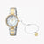 ESPRIT Women's Watch with Silver & Gold Stainless Steel Case and Silver & Gold Stainless Steel Band