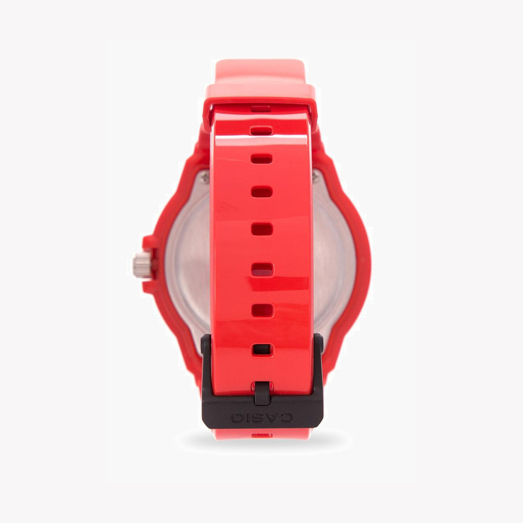 CASIO MRW-200HC-4BVDF ADVENTURE READY - BOLD RED SPORT MEN'S WATCH with Black Dial and Rotating Bezel