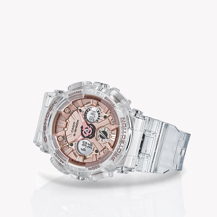 CASIO G-SHOCK GMA-S120SR-7ADR - BOLDLY WHITE WOMEN'S TIMEPIECE FOR ADVENTUROUS SPIRITS