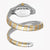 JUST CAVALLI Women's Watch with Silver & Gold Stainless Steel Case and Silver & Gold Stainless Steel Band