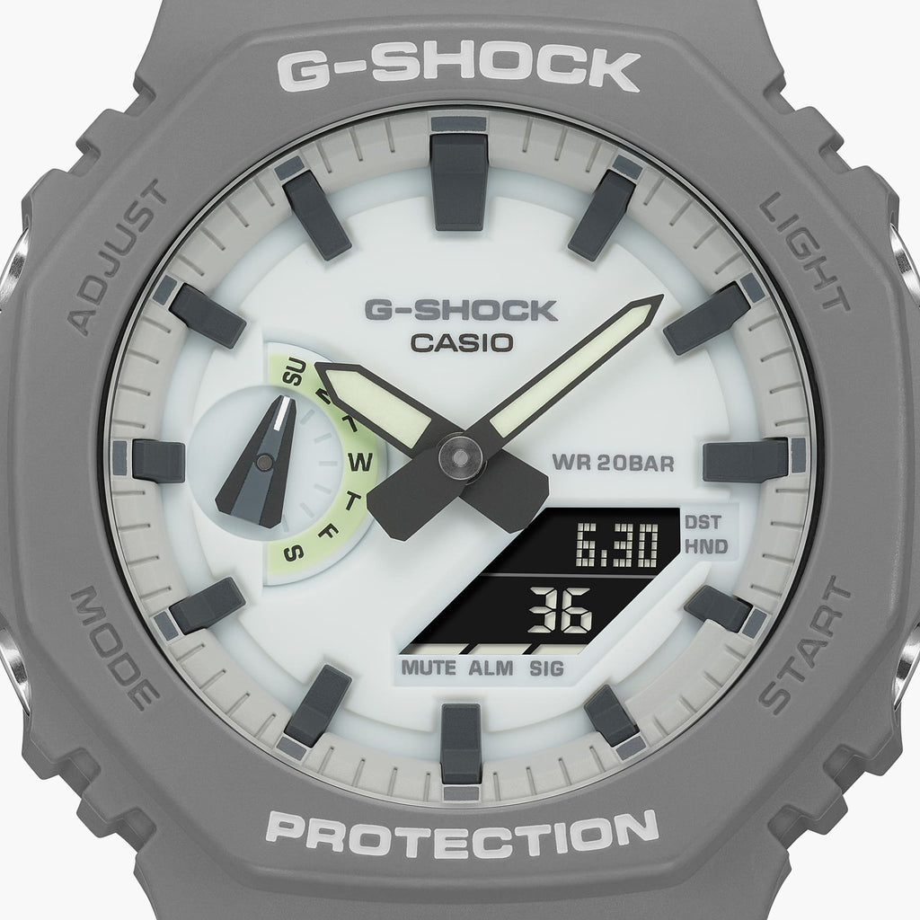 CASIO G-SHOCK GA-2100HD-8ADR OAK ADVENTURE - MEN'S GRAY RESIN TIMEPIECE