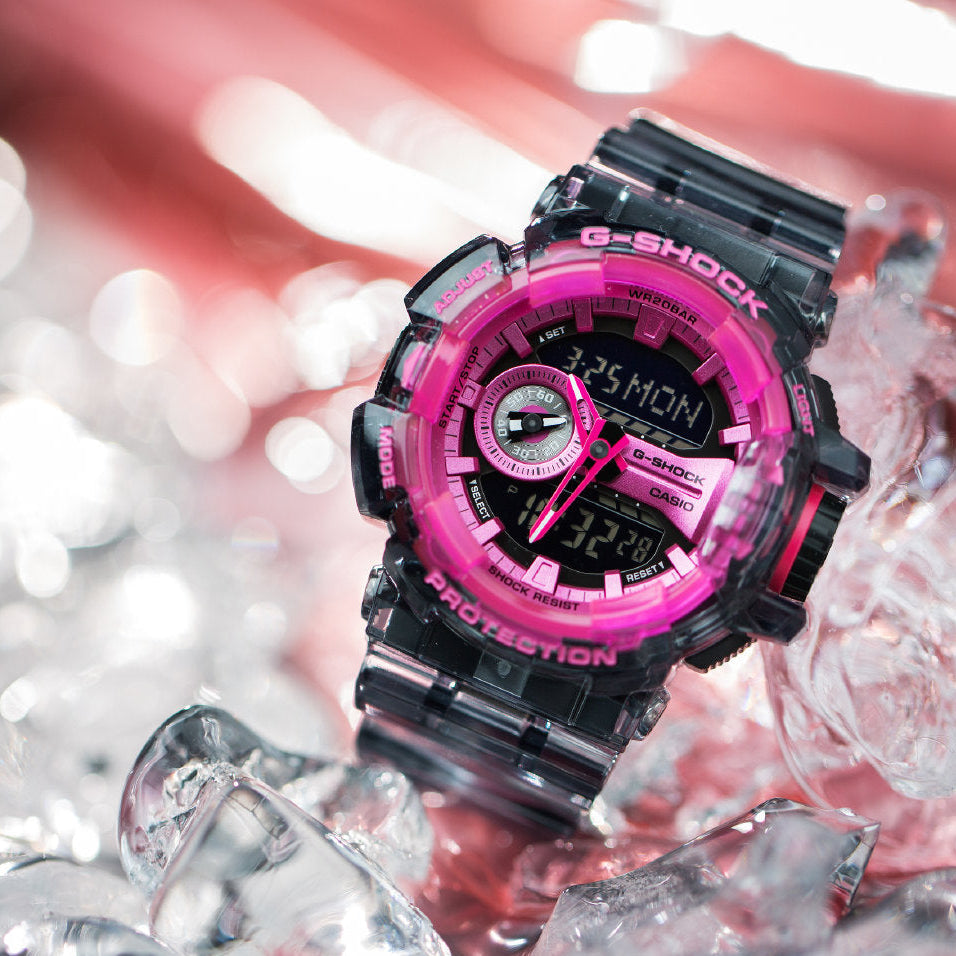 CASIO G-SHOCK GA-400SK-1A4DR - BOLD ADVENTURER MEN'S WATCH with Black Resin Band & Digital Dial