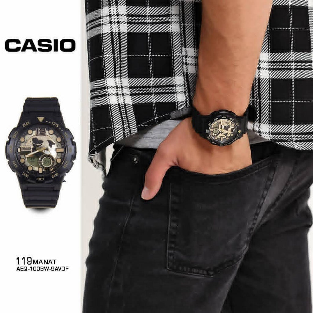 CASIO AEQ-100BW-9AVDF Men's Watch