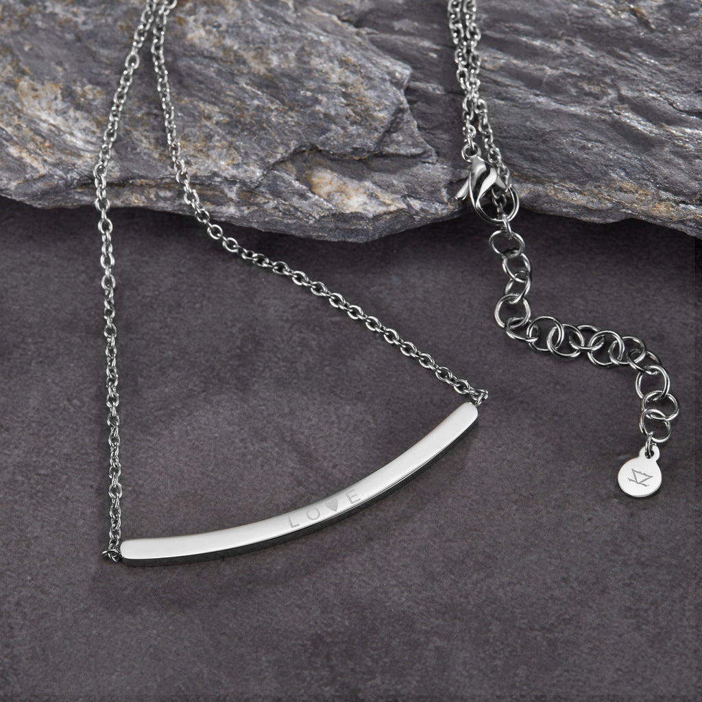 ZINK Women's Necklace - Silver Stainless Steel | ZFNL001S