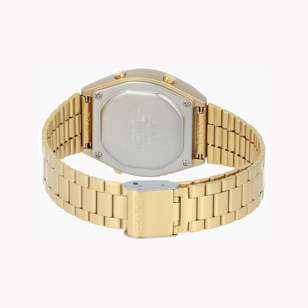 CASIO B640WGG-9DF - GOLDEN ADVENTURE SERIES Women's Stylish Timepiece with Elegant Gold Resin Case and Stainless Steel Band