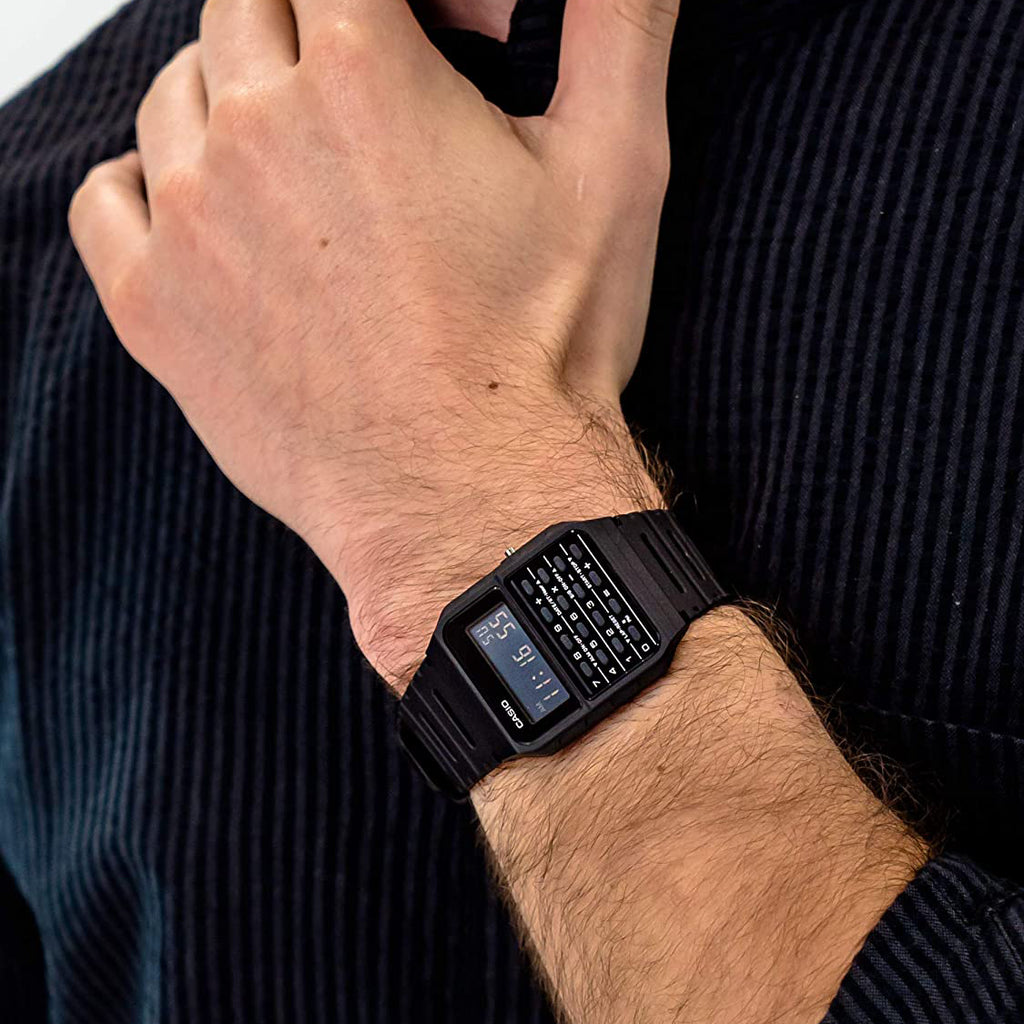 CASIO CA-53WF-1BDF DIGITAL - SPORTY SOPHISTICATION MEN'S WATCH WITH BLACK RESIN BAND