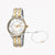 JUST CAVALLI Women's Watch with Silver & Gold Stainless Steel Case and Silver & Gold Stainless Steel Band