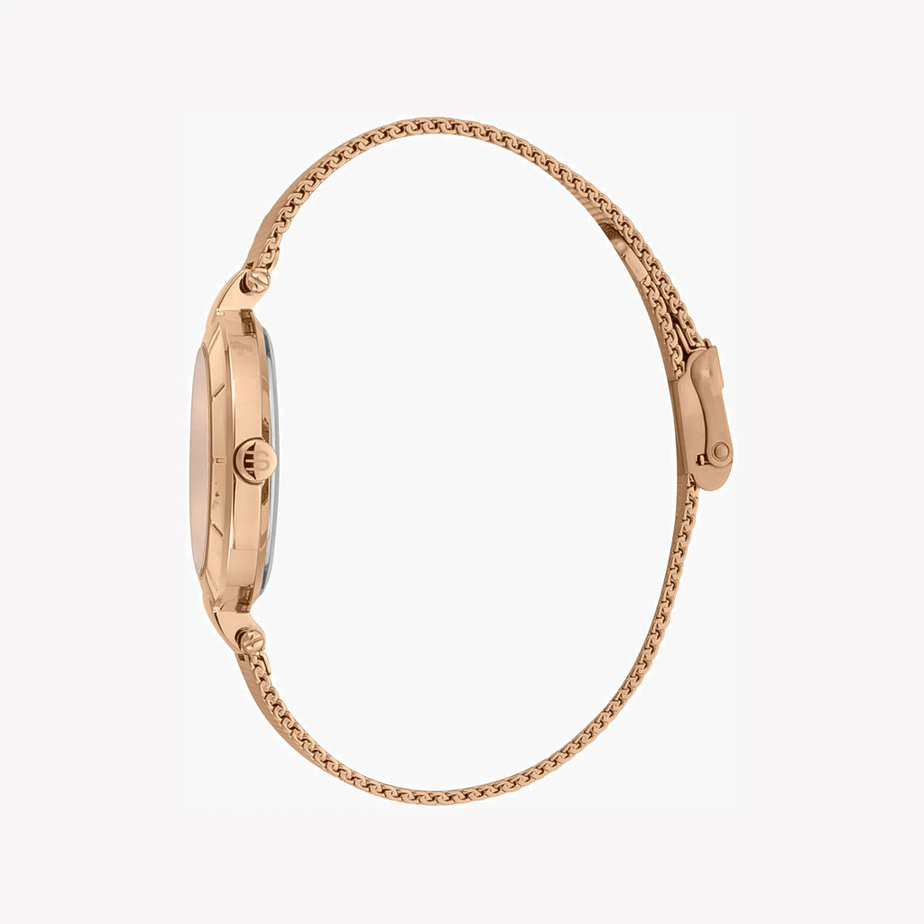 ESPRIT Women's Watch with Rose Gold Stainless Steel Case and Rose Gold Stainless Steel Band