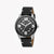 JUST CAVALLI JC1G108L0035 - ELEGANT BLACK LEATHER & STEEL MEN'S WATCH 42MM
