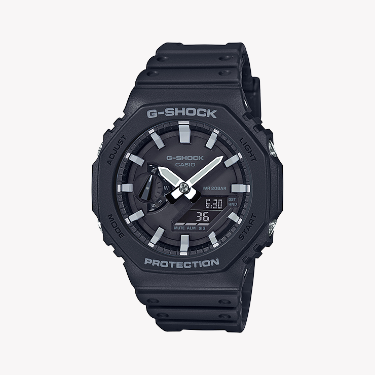 CASIO G-SHOCK GA-2100-1ADR OAK ADVENTURER - MEN’S SPORTY BLACK TIMEPIECE