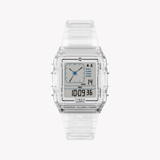 Timex Q LCA Transparent Crystal TW2W45200 Unisex Watch