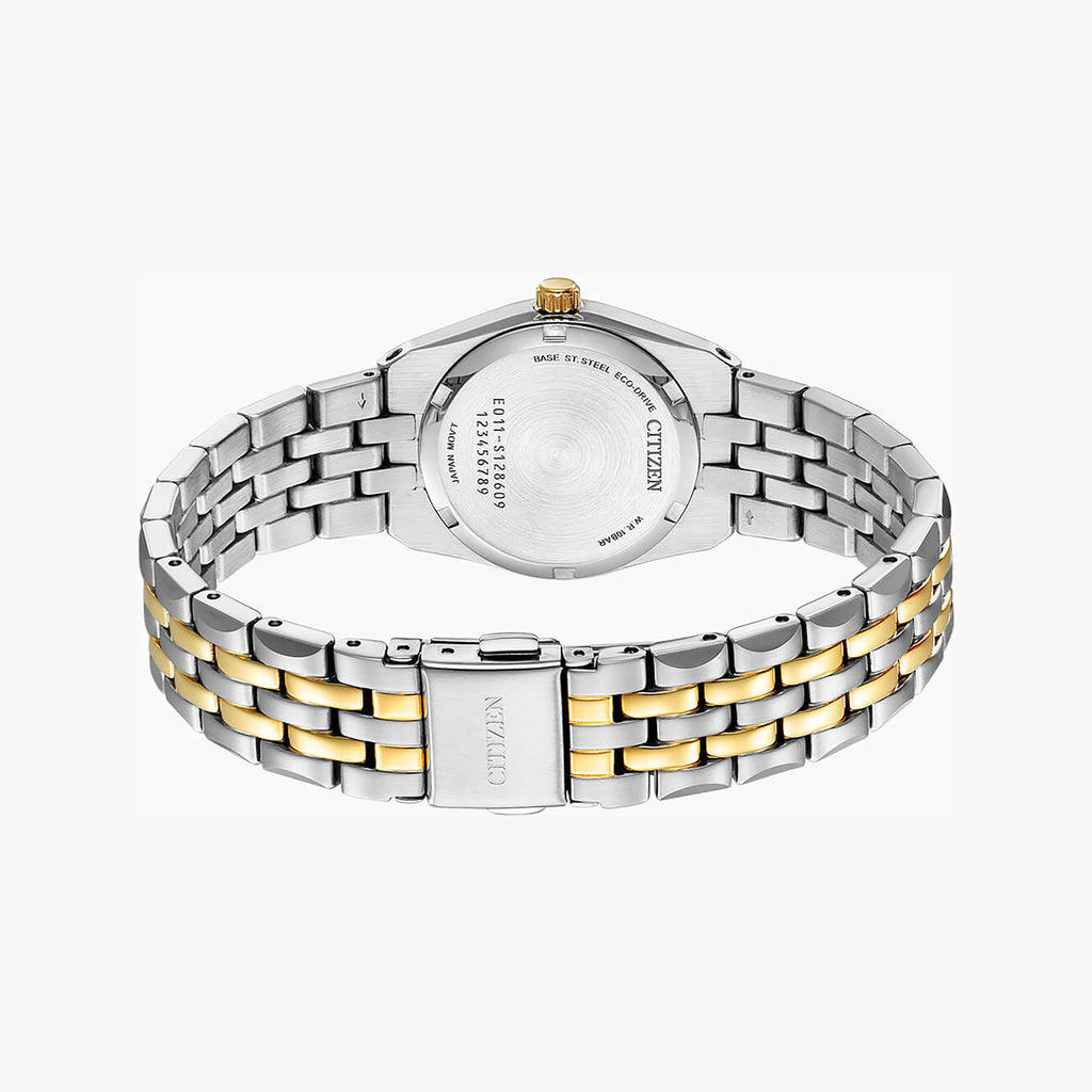 CITIZEN EW2299-50E RADIANT CHARM - ELEGANT GOLD & BLACK DIAL WOMEN'S WATCH