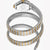 JUST CAVALLI Women's Watch with Silver Stainless Steel Case and Silver & Gold Stainless Steel Band