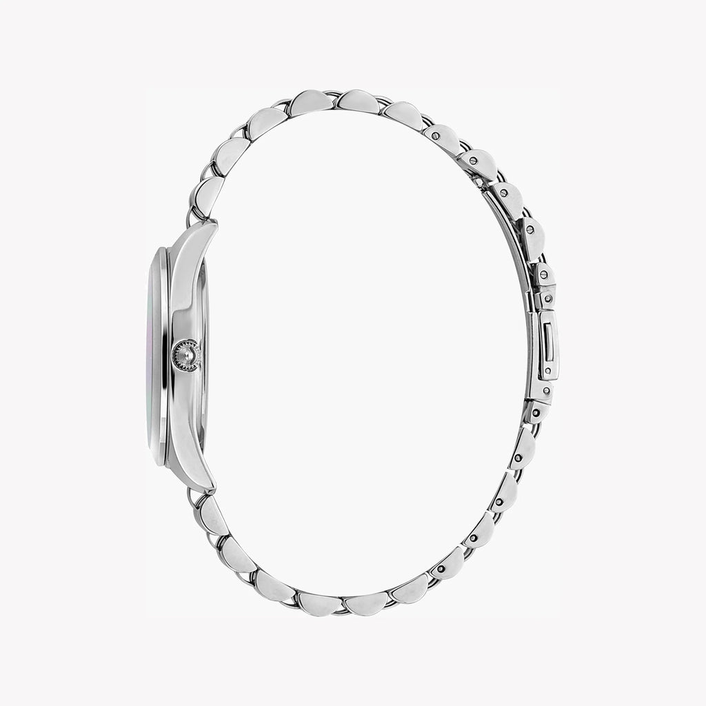 JUST CAVALLI Women's Watch with Silver Stainless Steel Case and Silver Stainless Steel Band