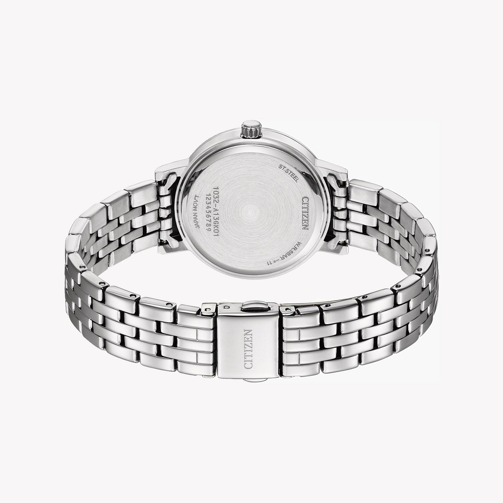 CITIZEN EL3100-55X - ELEGANT TIMEKEEPER - STUNNING WOMEN'S WATCH WITH CRYSTALS AND STAINLESS STEEL